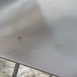 Dunkin' - Example of dirty chairs.