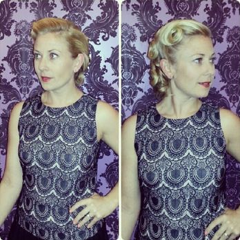 Tempest Salon - Super fun 40s updo! (My hair is long) - Hair Salons Near Me - San Rafael, California