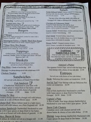 Menu photo 8 The Old Salty Dog Sarasota, FL