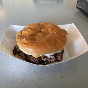 The Friendly - Dirty Flat Top Cheeseburger - Pizza Near Me - San Diego, California