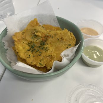 1928 Cuban Bistro - Ortega - Tostones get the red and green sauce with it! Thank me later! So so good - Bakeries Near Me - Jacksonville, Florida 1928 Cuban Bistro - Ortega - Tostones get the red and green sauce with it! Thank me later! So so good - Bakeries Near Me - Jacksonville, Florida