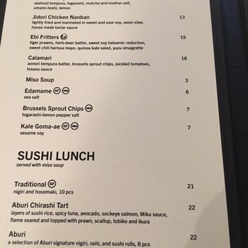 Minami - Appetizers and Lunch menu - Japanese Near Me - Vancouver, British Columbia