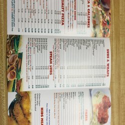 Menu center fold