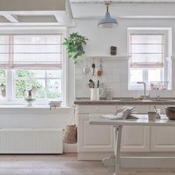 Budget Blinds - Get beautiful Roman Shades from Budget Blinds for your kitchen!