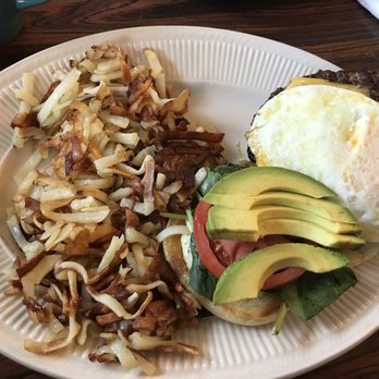 Hoot Owl Cafe - Breakfast Burger with Hashbrowns. - Diners Near Me - Ponderay, Idaho Hoot Owl Cafe - Breakfast Burger with Hashbrowns. - Diners Near Me - Ponderay, Idaho
