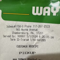 Wayne Ave Chambersburg PA subway
