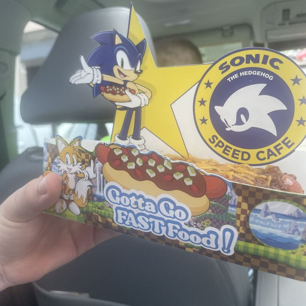 Sonic The Hedgehog Speed Cafe - Chili cheese dog pretty tasty - Fast Food Near Me - Katy, Texas Sonic The Hedgehog Speed Cafe - Chili cheese dog pretty tasty - Fast Food Near Me - Katy, Texas