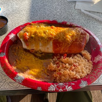 Lisa's Grill - Huge burrito. The grande - American Near Me - Moriarty, New Mexico