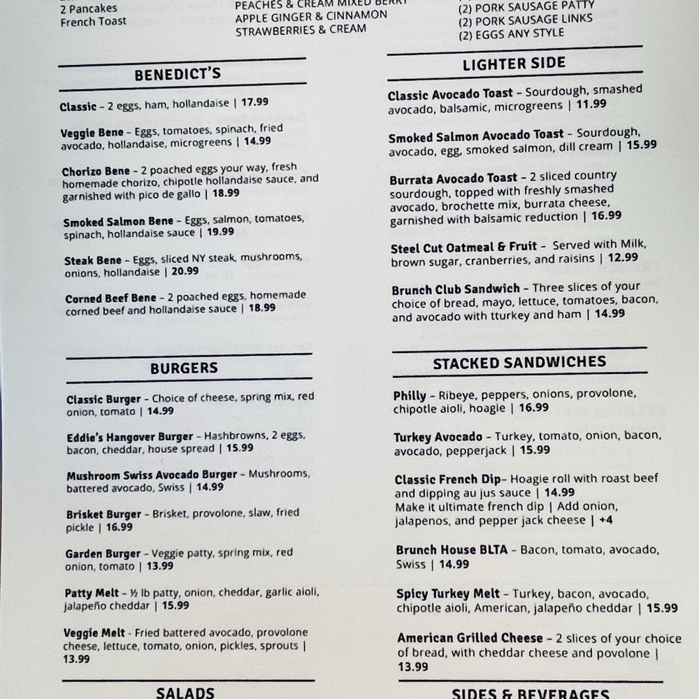 The Brunch House - Menu - Breakfast & Brunch Near Me - Redding, California The Brunch House - Menu - Breakfast & Brunch Near Me - Redding, California