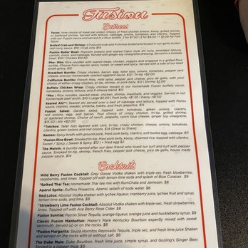 Fusion Lounge Bar & Grill - Menu - Asian Fusion Near Me - Redding, California Fusion Lounge Bar & Grill - Menu - Asian Fusion Near Me - Redding, California