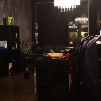 Hair Tech - The interior of the salon. I like the crystal decor and the dim lighting! - Hair Stylists Near Me - Alameda, California Hair Tech - The interior of the salon. I like the crystal decor and the dim lighting! - Hair Stylists Near Me - Alameda, California