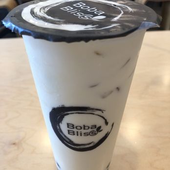 Boba Bliss - Bergamot Earl Grey milk tea (after shaking) - Bubble Tea Near Me - Dublin, California Boba Bliss - Bergamot Earl Grey milk tea (after shaking) - Bubble Tea Near Me - Dublin, California