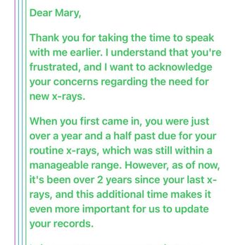 Oceanic Dental - Pt 1 of the Initial email I received from this office manager, Samantha regarding my experience. - General Dentistry Near Me - Fountain Valley, California Oceanic Dental - Pt 1 of the Initial email I received from this office manager, Samantha regarding my experience. - General Dentistry Near Me - Fountain Valley, California