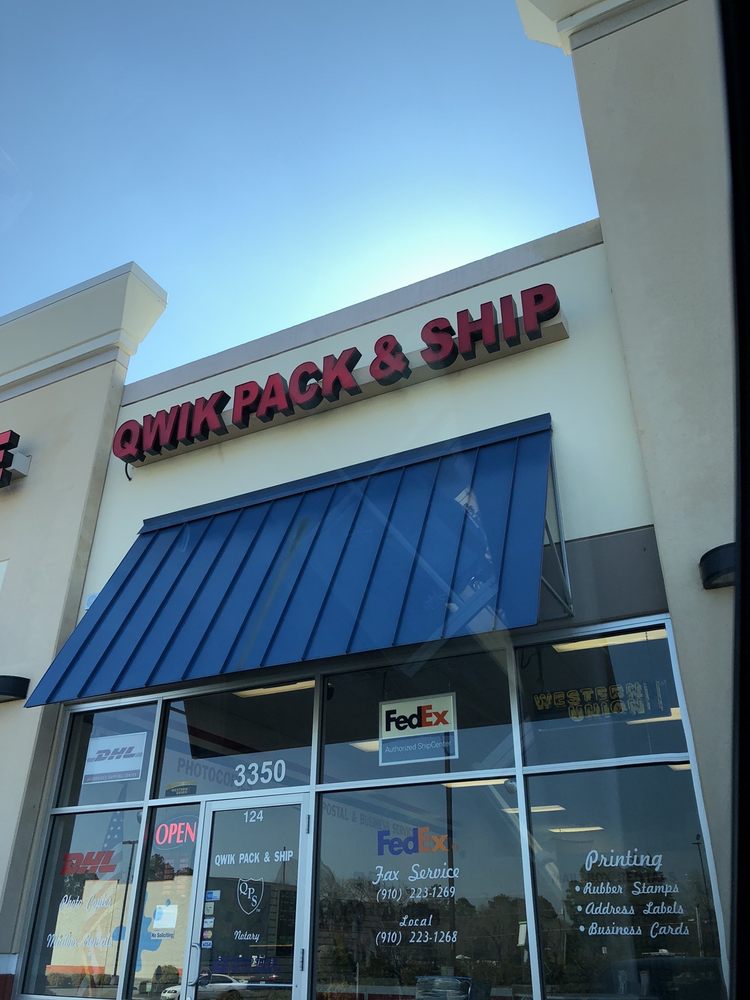 QWIK PACK & SHIP Updated March 2024 3350 Footbridge Ln