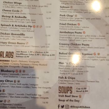 Gilroy's Kitchen + Pub + Patio - Menu - New American Near Me - West Des Moines, Iowa Gilroy's Kitchen + Pub + Patio - Menu - New American Near Me - West Des Moines, Iowa