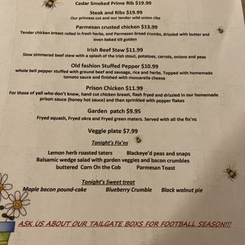 The Wild Onion - Menu changes every single day!! - Southern Near Me - Randleman, North Carolina The Wild Onion - Menu changes every single day!! - Southern Near Me - Randleman, North Carolina