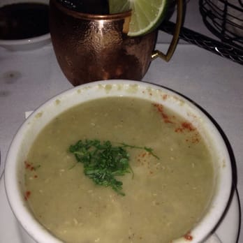 Zaytoon - Moscow mule and lentil soup - Lebanese Near Me - Santa Barbara, California