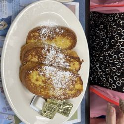 Yankee Coffee Shoppe - French Toast with a said of sausage