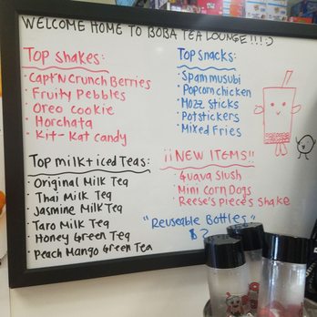 Boba Tea Lounge - The top sellers! - Coffee & Tea Near Me - Covina, California
