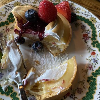Earth at Hidden Pond - Lemon tart after I dug in - New American Near Me - Kennebunkport, Maine Earth at Hidden Pond - Lemon tart after I dug in - New American Near Me - Kennebunkport, Maine