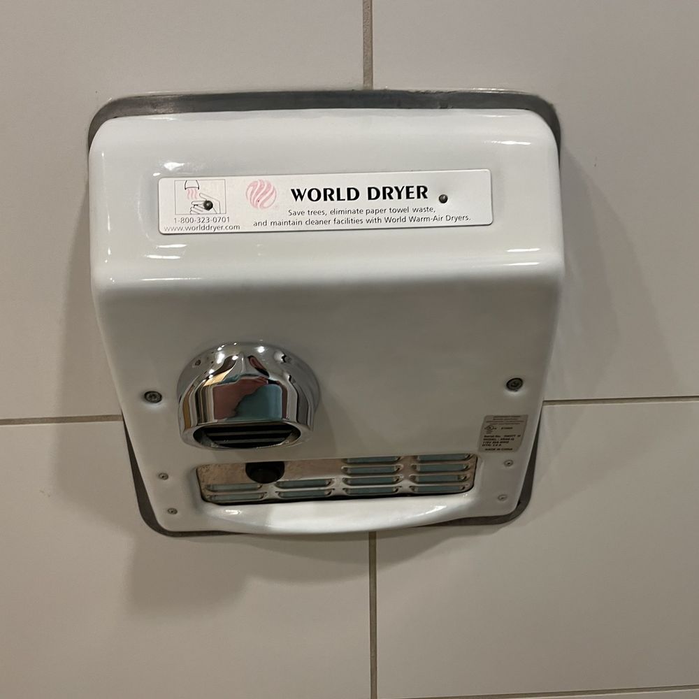 McDonald's - World Dryer Model XRA hand dryer 2 - cover - Burgers Near Me - Milford, Ohio