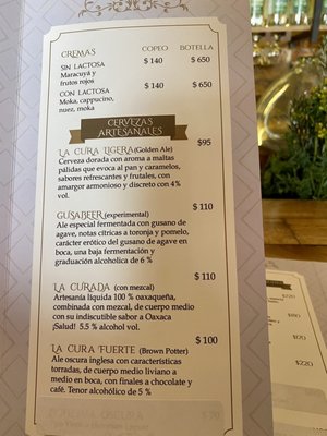 Menu photo 6 Casa Embajador Oaxaca, OAX