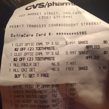 CVS Pharmacy - All detergent is buy one get one free!  So with my savings I bought a $10 mascara - Drugstores Near Me - Inglewood, California