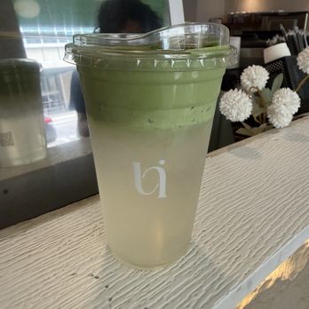 unitea café - Coconut Matcha Cloud - Bubble Tea Near Me - Ann Arbor, Michigan