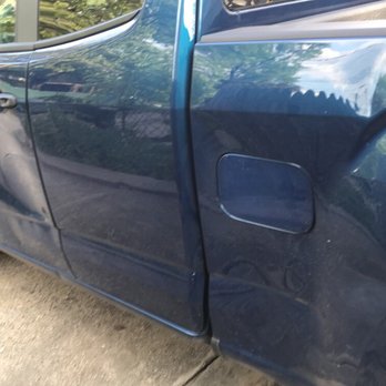 A & B Collision South - Deer damage on brand new truck - Body Shops Near Me - Staten Island, New York A & B Collision South - Deer damage on brand new truck - Body Shops Near Me - Staten Island, New York