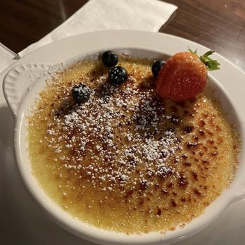 Cherokee Chophouse - Creme Brûlée, a big boy, excellent but did have a burnt spot in the middle. - Steakhouses Near Me - Marietta, Georgia