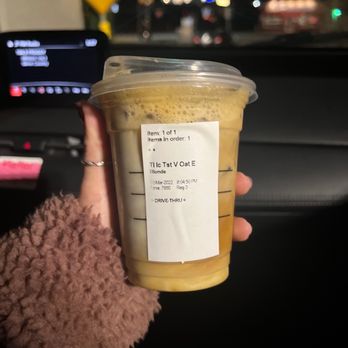 Starbucks - a person holding a cup of iced coffee - Coffee & Tea Near Me - Moon Twp, Pennsylvania Starbucks - a person holding a cup of iced coffee - Coffee & Tea Near Me - Moon Twp, Pennsylvania