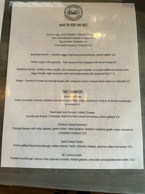 Menu photo 4 Fig Barn Coffee Cafe Plymouth, CA