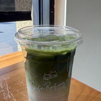 Cafe Refuge - Honey matcha latte - Coffee & Tea Near Me - Costa Mesa, California Cafe Refuge - Honey matcha latte - Coffee & Tea Near Me - Costa Mesa, California