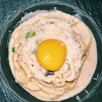 Crossroads Kitchen - Spaghetti Carbonara (gluten free option) - Vegan Near Me - Los Angeles, California Crossroads Kitchen - Spaghetti Carbonara (gluten free option) - Vegan Near Me - Los Angeles, California