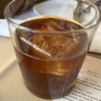 Five Restaurant - Bourbon espresso drink - Italian Near Me - Fresno, California