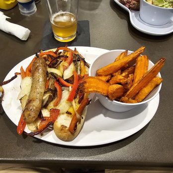 The Lakehouse - New sausage sandwich menu item. Don't think I'd order it again. - Beer Bar Near Me - Bradenton, Florida The Lakehouse - New sausage sandwich menu item. Don't think I'd order it again. - Beer Bar Near Me - Bradenton, Florida