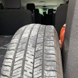 Longhorn Car-Truck Rental - Misshapen tire.