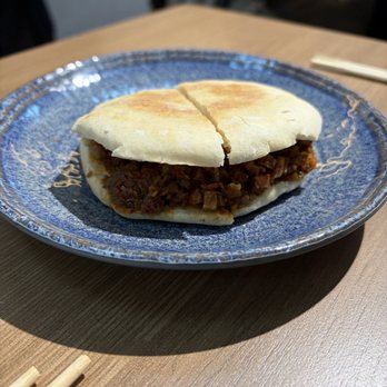 Ox9 Lanzhou Handpulled Noodles - Cumin beef burger - Noodles Near Me - Berkeley, California