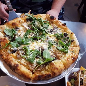 Grand River Brewery - Jackson - The Fungophile. Tasty vegetarian pizza! - American Near Me - Jackson, Michigan