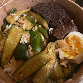 Mr Bao - 48 Hours Braised Galbi Beef with SUPER SPICY cucumber salad! Beware! - Shanghainese Near Me - New York, New York Mr Bao - 48 Hours Braised Galbi Beef with SUPER SPICY cucumber salad! Beware! - Shanghainese Near Me - New York, New York