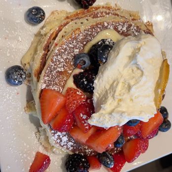 Café Luna - Lemon ricotta pancakes - yummy! - Coffee & Tea Near Me - Cambridge, Massachusetts