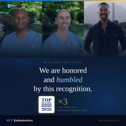 RCT Endodontics - 2026 Washingtonian Top Dentists

Dr. Ronald Taylor
Dr. Adam Orgel
Dr. Chayne Coston