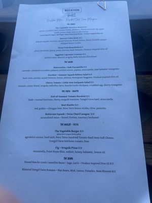 Menu photo 1 Rotation By Feast It Forward Napa, CA Menu photo 1 Rotation By Feast It Forward Napa, CA