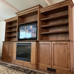 Altech Design & Construction - Entertainment cwenter with fireplace