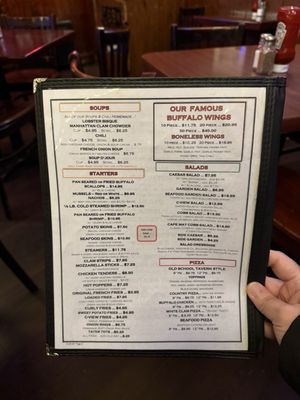 Menu photo 2 C View Inn Cape May, NJ