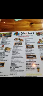 Menu photo 5 Roosters Cincinnati, OH