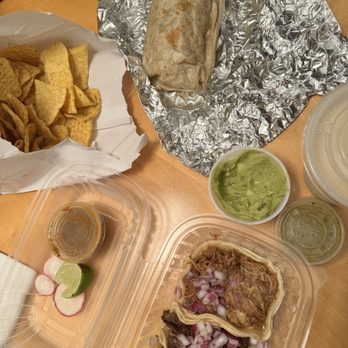 Los Chilangos - Godfather burrito, 3 Street Tacos, Chips & guacamole - Mexican Near Me - Bellevue, Washington