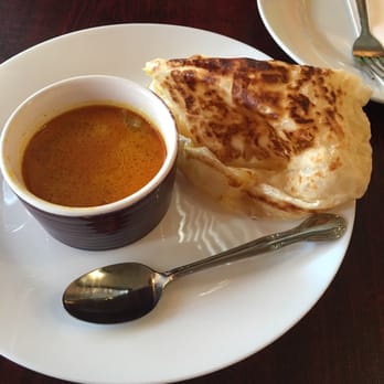Mamak - Roti with curry appetizer - Malaysian Near Me - Doraville, Georgia Mamak - Roti with curry appetizer - Malaysian Near Me - Doraville, Georgia