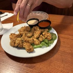 Fried oysters