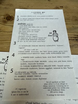 Menu photo 6 3rd Cousin San Francisco, CA Menu photo 6 3rd Cousin San Francisco, CA